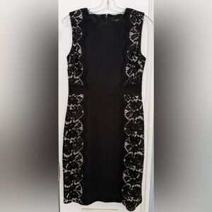 J.Crew Black Lace Panel Sheath Dress – Size 6